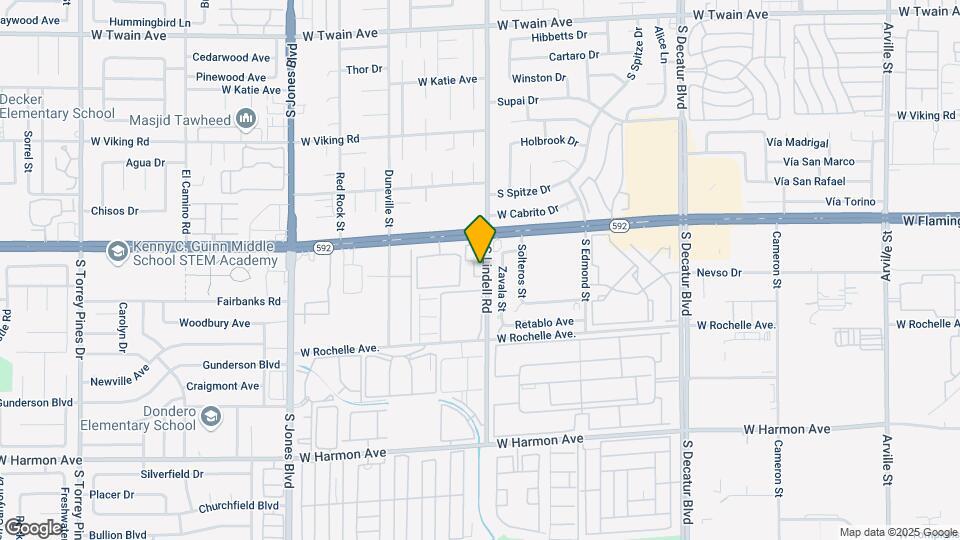 5525 W Flamingo Rd-Unit -2020.1276055 Map and Location Details