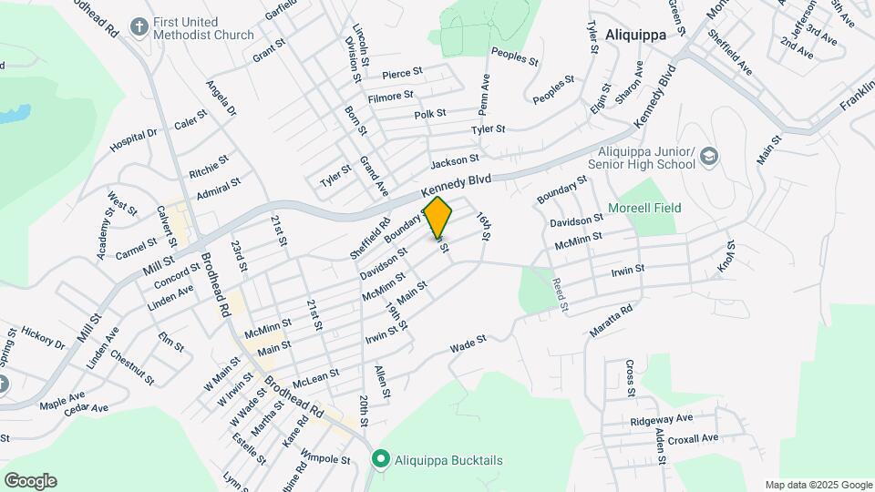 1702 McMinn St Map and Location Details