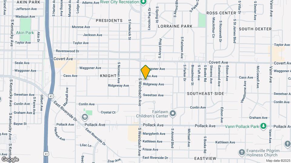 2014 Ridgeway Ave Map and Location Details