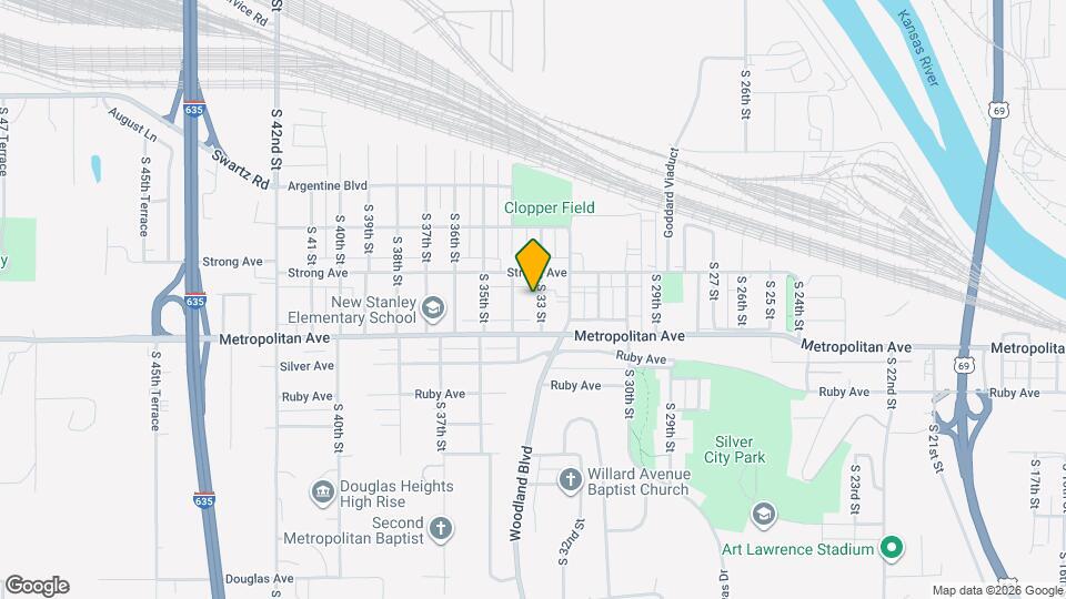 1420 S 33 St Map and Location Details