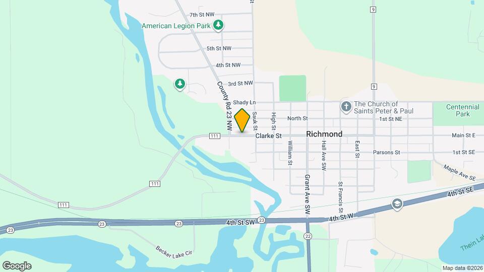 577 Main St W Map and Location Details