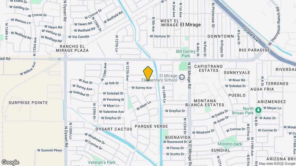 12525 W Ash St Map and Location Details