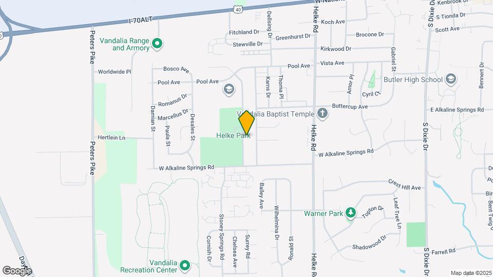 852 Randler Ave Map and Location Details