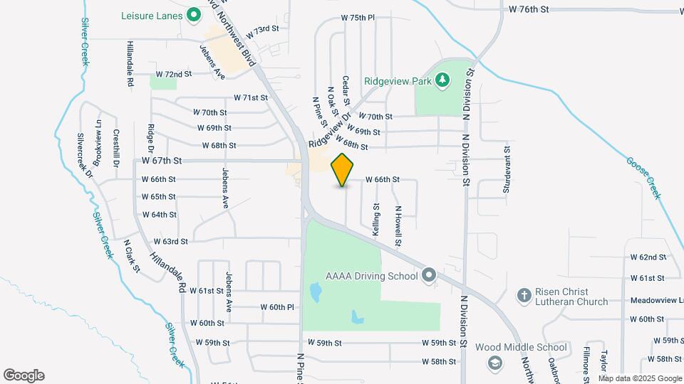 6520 Cedar St Mapa y Detalles de la Ubicación