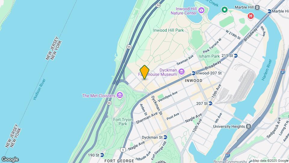 261-267 Dyckman St Mapa y Detalles de la Ubicación