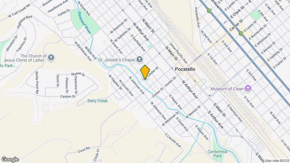 252 N Grant Ave Map and Location Details