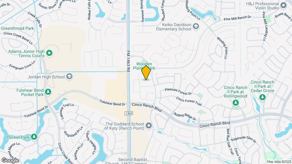 28723 Mayes Bluff Dr Map and Location Details