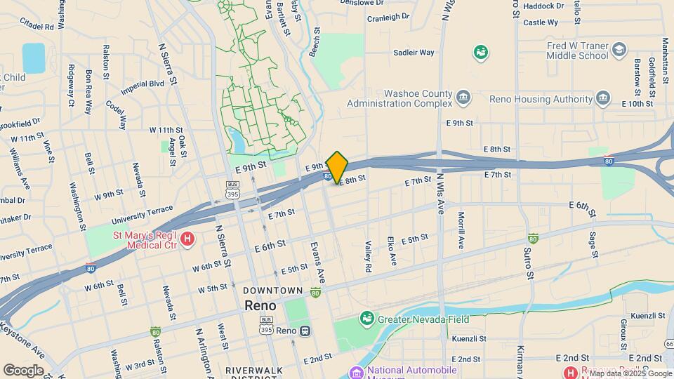 430 E 8th St Map and Location Details