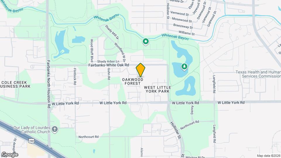 8006 Oakwood Bend Dr Map and Location Details