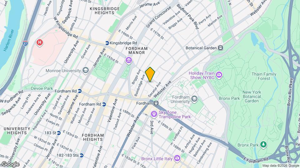 349 E 193rd St Map and Location Details