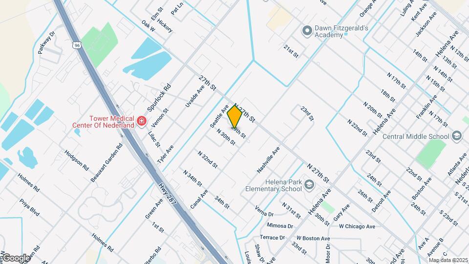 1717 29th St Mapa y Detalles de la Ubicación