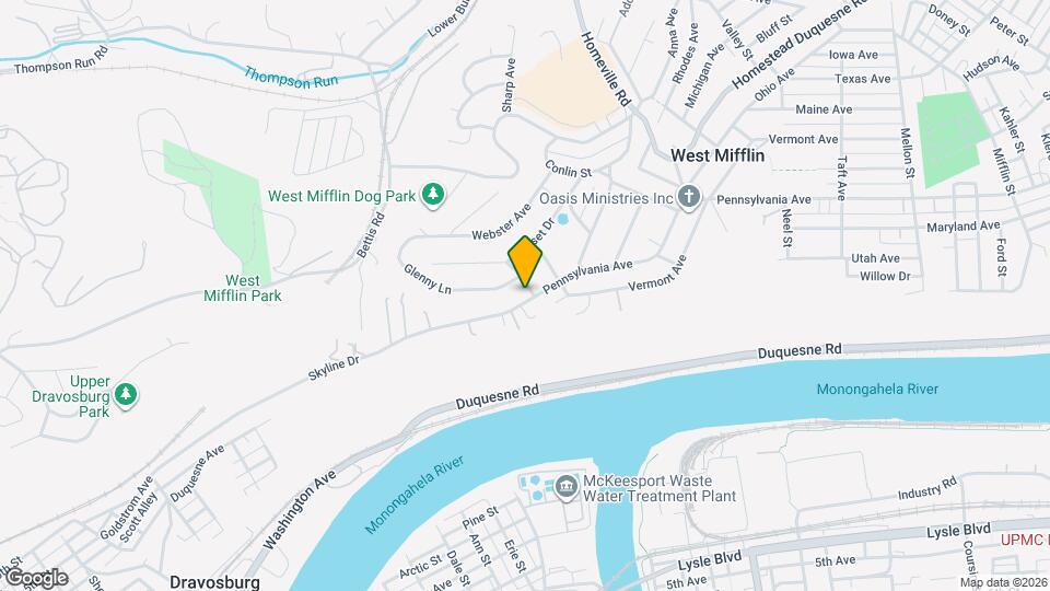 2600 Skyline Dr, Unit Apartment A Map and Location Details