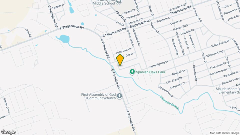 7300 Golden Oak Ln Map and Location Details