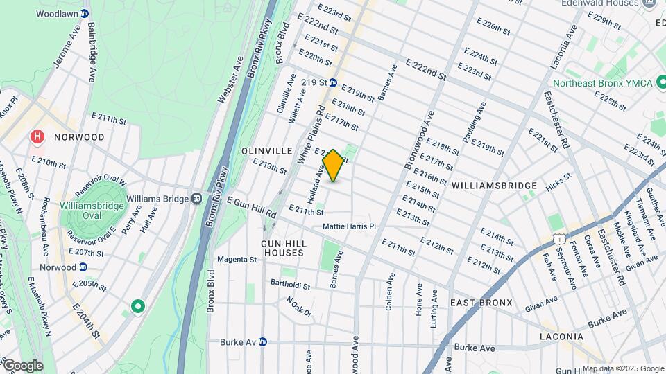 751 E 213th St Mapa y Detalles de la Ubicación