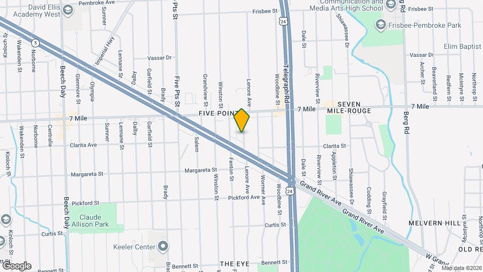 18955 Lenore Ave Map and Location Details