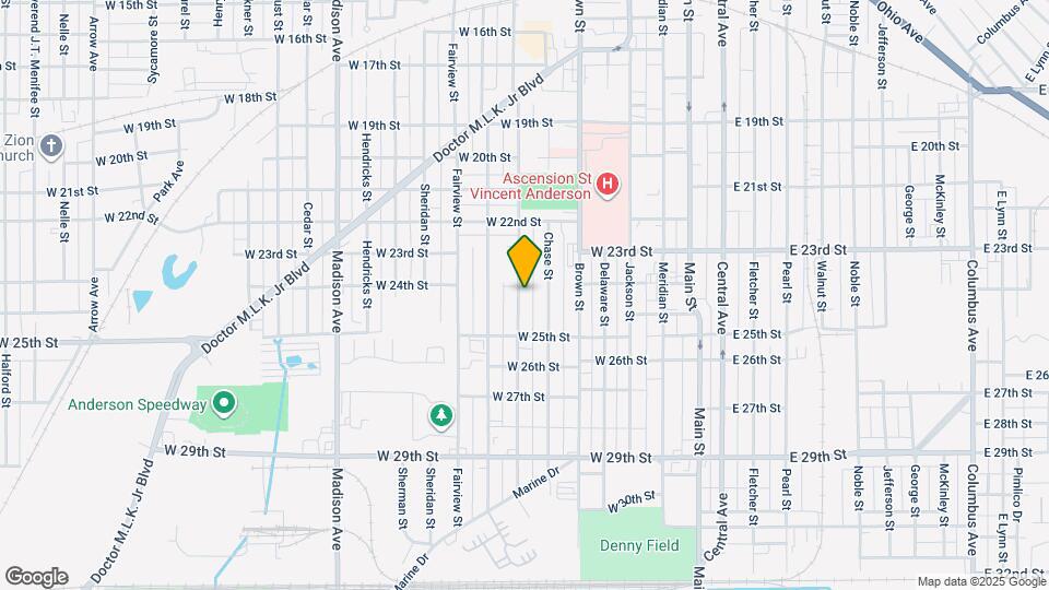 2418 Lincoln St Map and Location Details