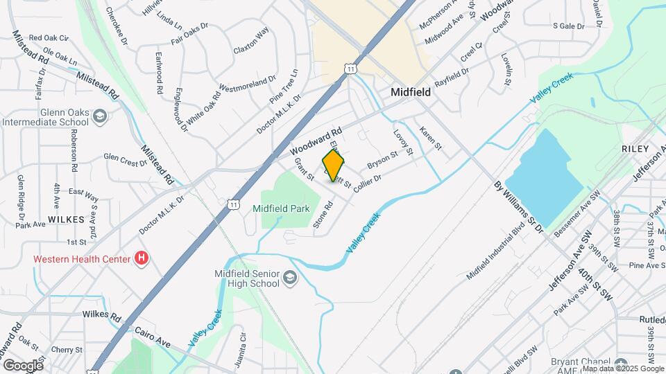 521 Grant St Map and Location Details