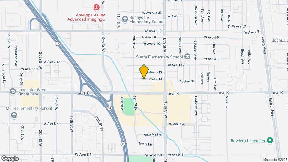 1120 W Ave J14 Map and Location Details