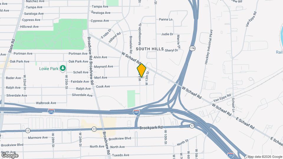 4845 W 14th St Map and Location Details