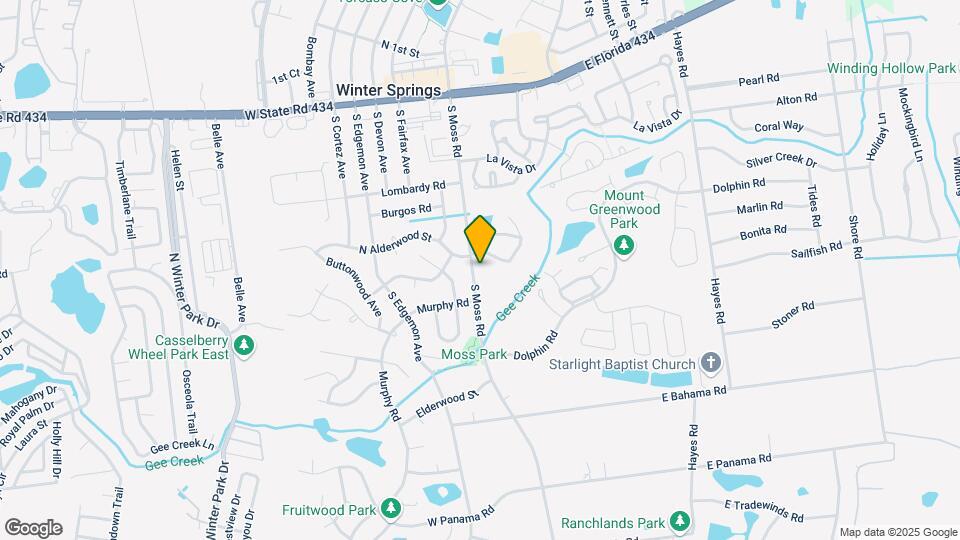 201 S Moss Rd Map and Location Details