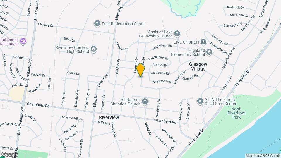 10327 Renfrew Dr Map and Location Details