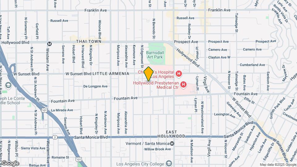 1407 N Catalina St Mapa y Detalles de la Ubicación