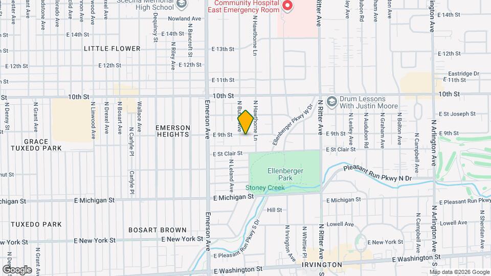 5241 E 9th St Map and Location Details
