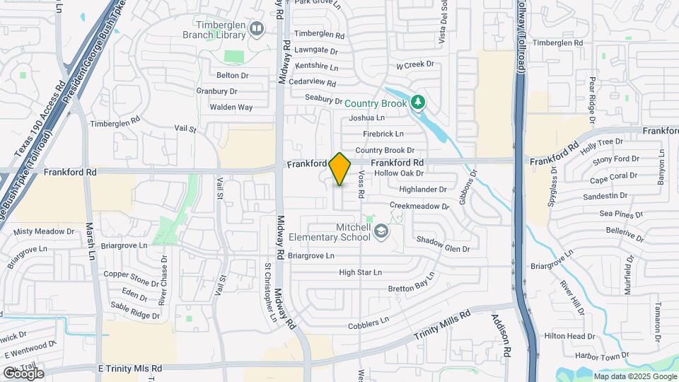 18107 Whispering Gables Ln Map and Location Details