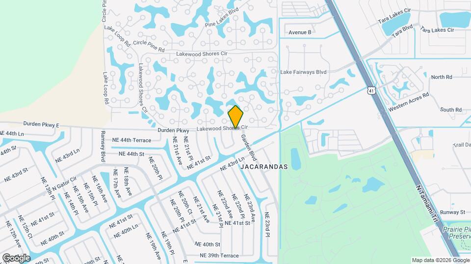 4415 NE 22nd Ct Map and Location Details