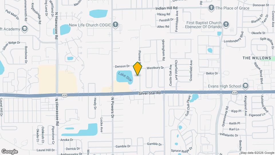 2714 Pioneer Rd Map and Location Details