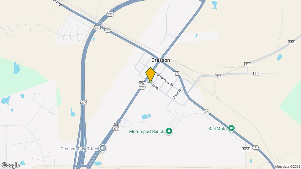 104 S Crook Map and Location Details