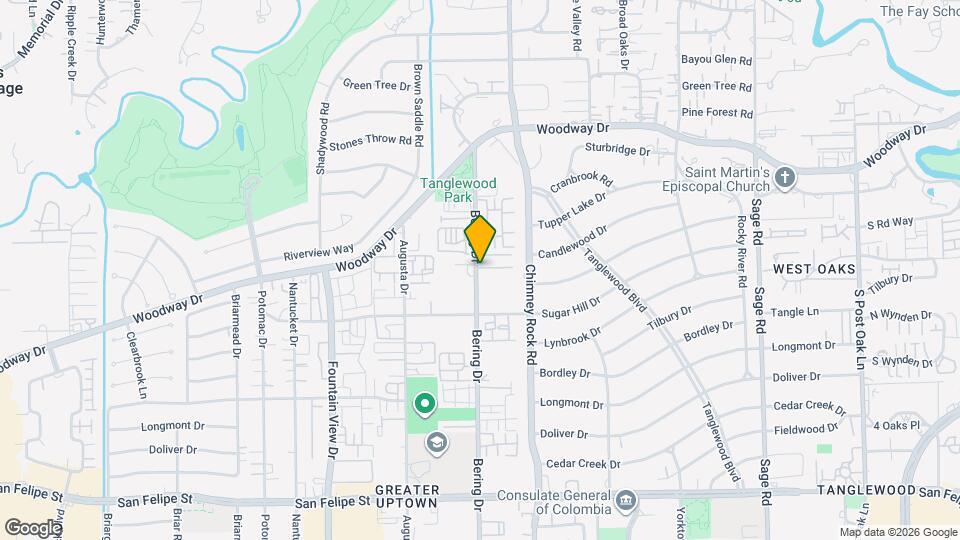 755 Bering Dr Map and Location Details