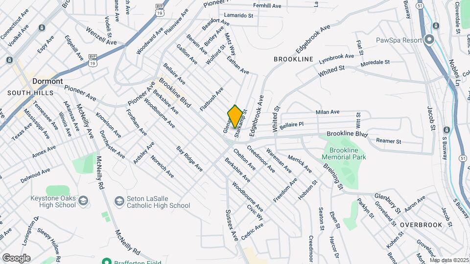 1018 Bellaire Ave Map and Location Details
