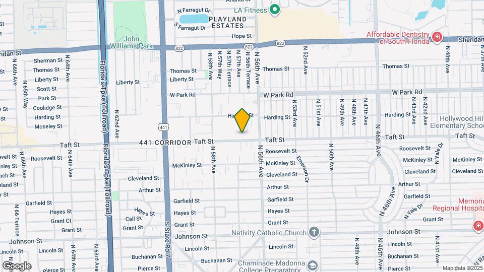 5629 Taft St Map and Location Details