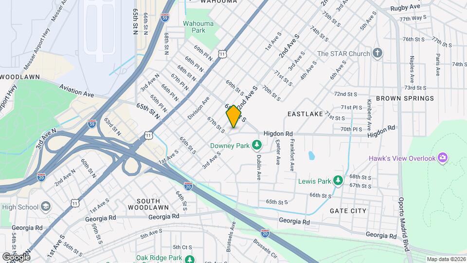 6712 3rd Ave S Map and Location Details