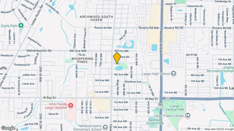 558 Clearwater Largo Rd N, Unit A Map and Location Details