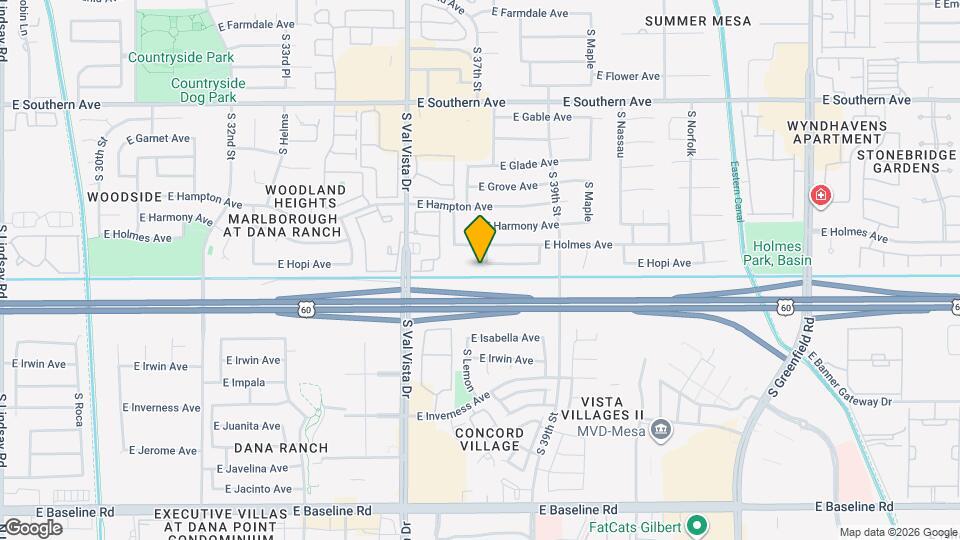 3749 E Hopi Ave Map and Location Details