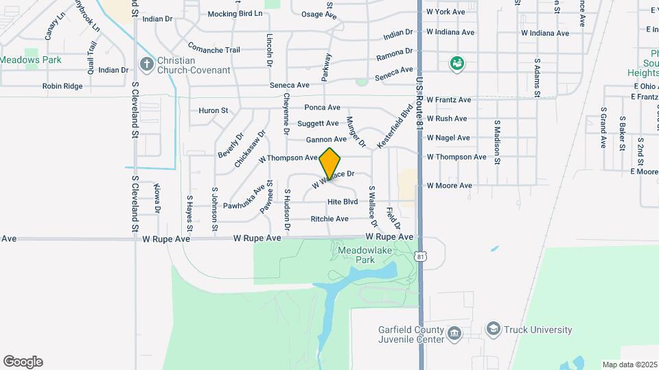 1333 W Hudson Dr Map and Location Details