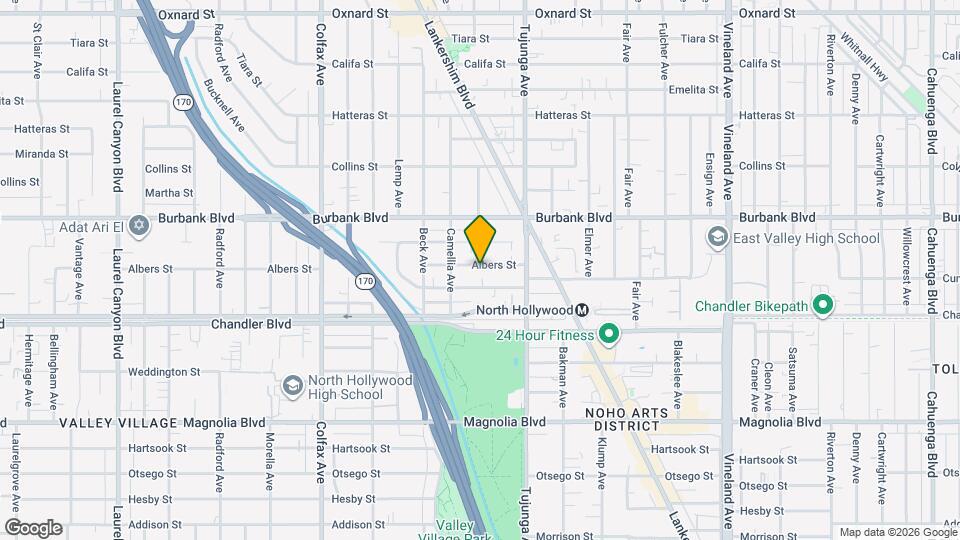 11458 Albers St Map and Location Details