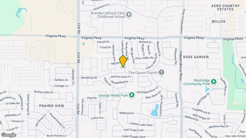 525 Rustic Oak Ln Map and Location Details