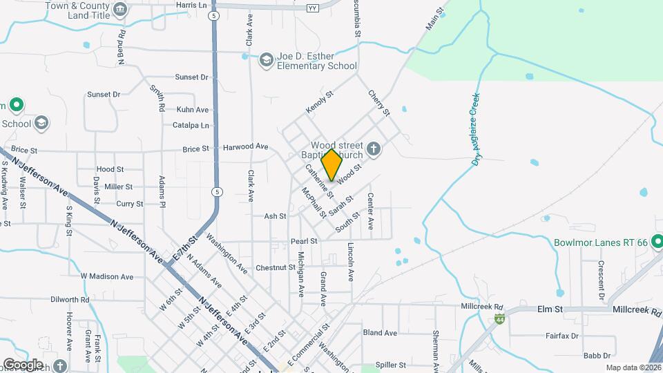 609 Woody Dr Map and Location Details