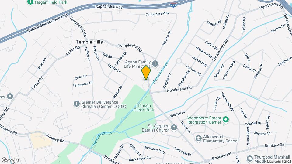 5424 Old Temple Hill Rd Mapa y Detalles de la Ubicación