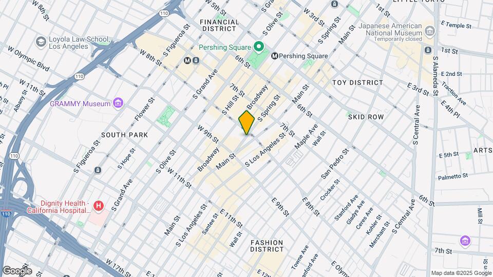 814 S Spring St Map and Location Details