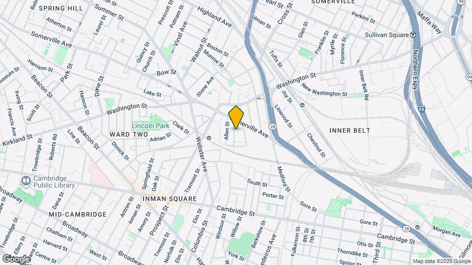 20 Linden St, Unit 1 Map and Location Details