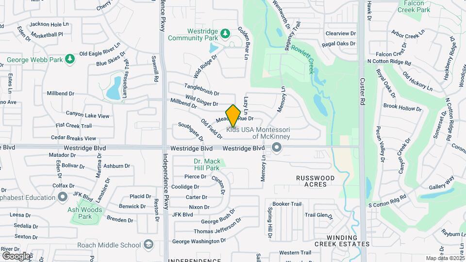 9817 Hedge Bell Dr Map and Location Details
