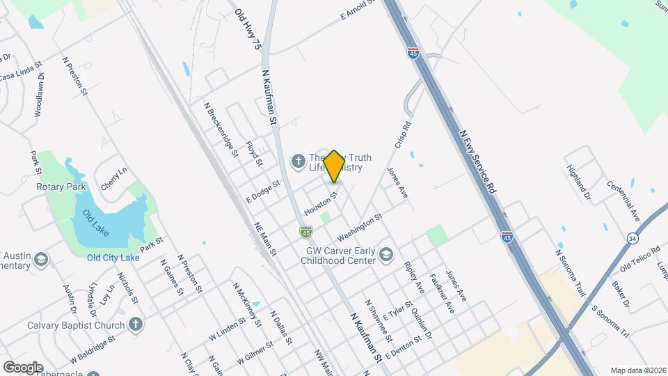 1502 Daffan Ave Map and Location Details