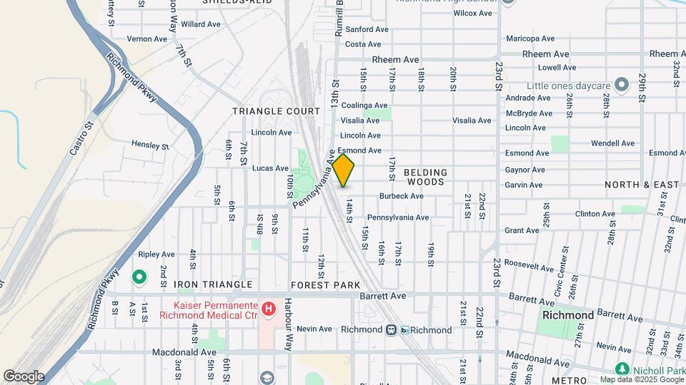 1329 Burbeck Ave Map and Location Details