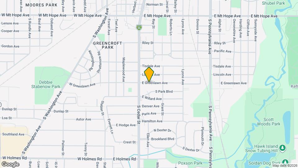 532 E Greenlawn Ave Map and Location Details