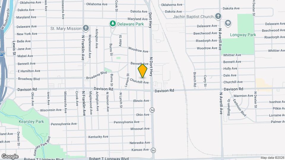 2621 Churchill Ave Mapa y Detalles de la Ubicación