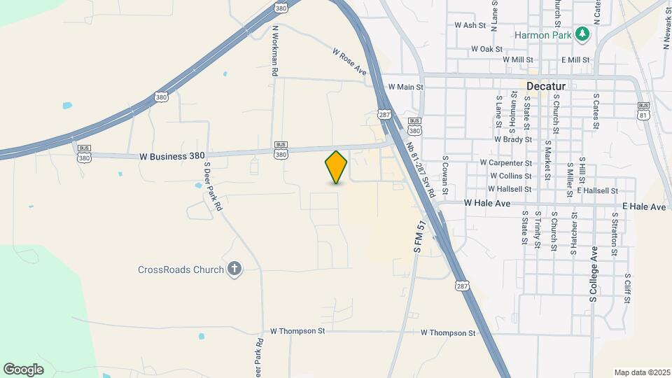 1204 Marsha Ln Map and Location Details